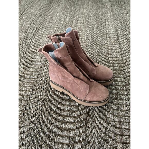 PATRIZIA BONFANTI BOOTS SUEDE KUNI NO LACE HOFF BROWN - Picture 3 of 8